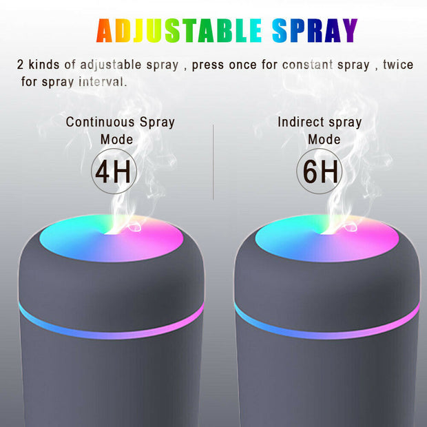 Aroma Essential Oil Diffuser Grain Ultrasonic Air LED Aromatherapy Humidifier